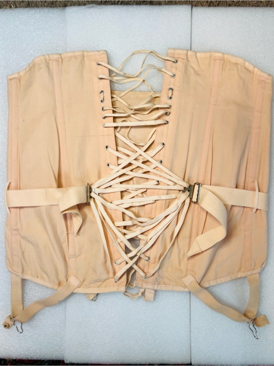 Other - Vintage CAMP Fan-Laced Corset Girdle S/M